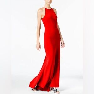 GORGEOUS RED Calvin Klein Evening Gown
